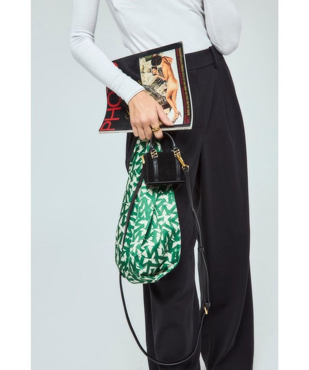 style code 【VerdeVari/ヴェルデヴァリ】TINYボストンバッグ（BOX付） ブラック