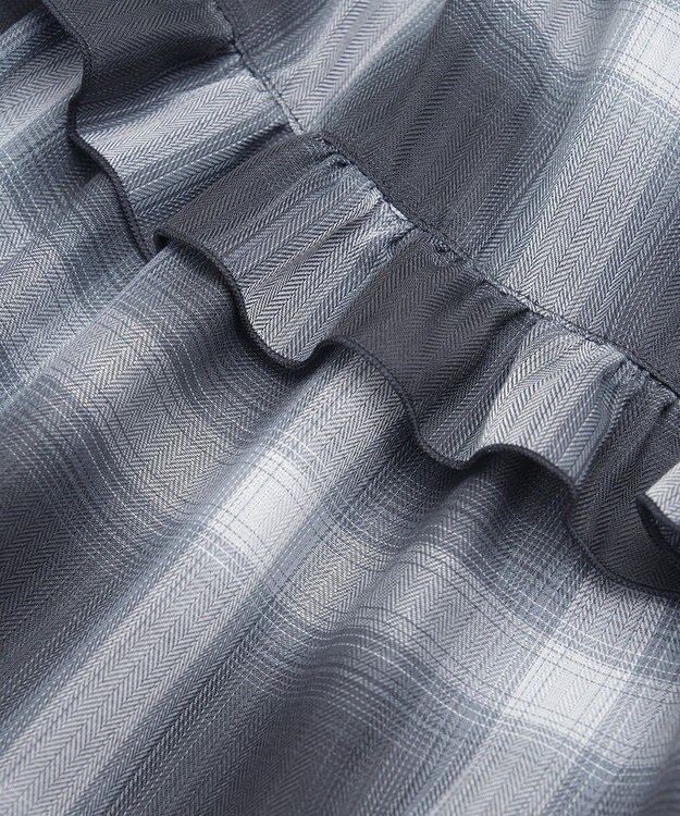 Green Parks ・Ｐｅｔｉｔ　Ｆｌｅｕｒ　オンブレーチェックキャミワンヒ Navy