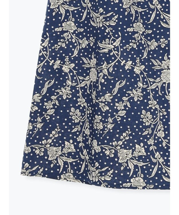 Te chichi 【LIBERTY FABRICS】フレアスカート ネイビー