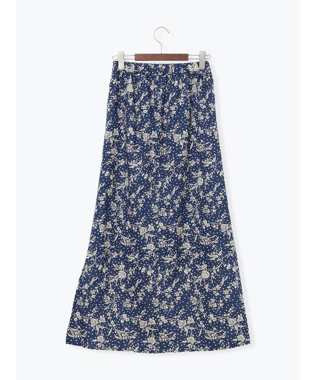 Te chichi 【LIBERTY FABRICS】フレアスカート ネイビー