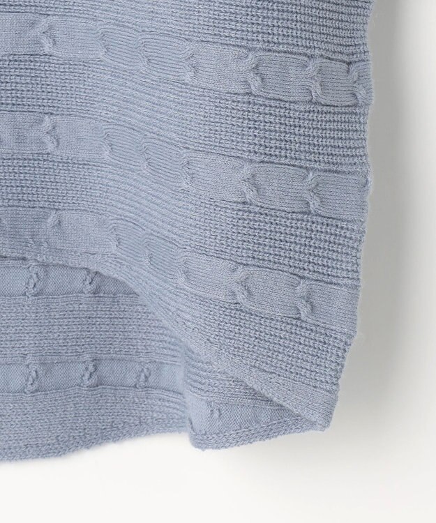 ANY SIS S 【2SET】ニット ボレロ × ワンピース セット ライトブルー×アイボリー