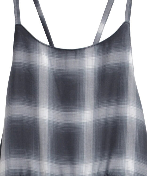 Green Parks ・Ｐｅｔｉｔ　Ｆｌｅｕｒ　オンブレーチェックキャミワンヒ Navy