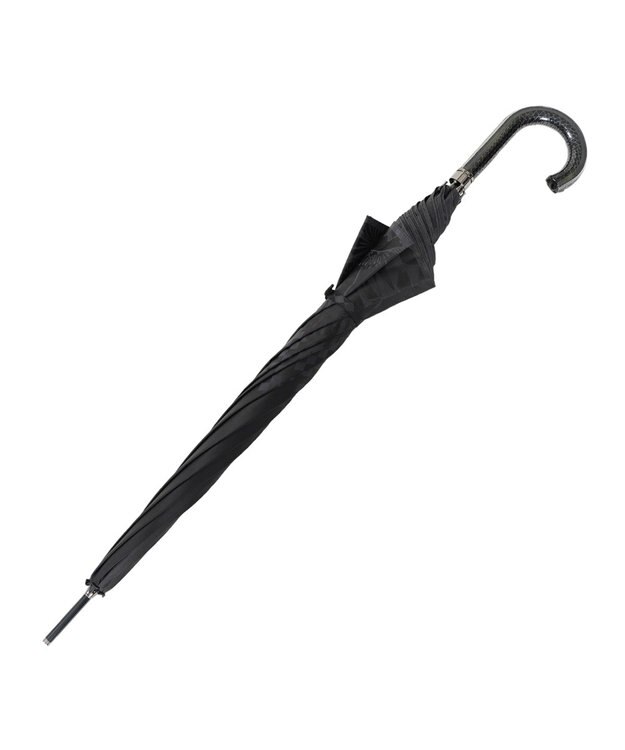 槇田商店 monotone 花 ブラック 長傘 クロ