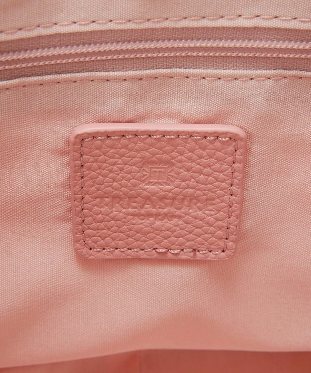 TOPKAPI 【ドラマ着用】【TREASURE TOPKAPI】シュリンクレザー メッシュハンドル ショルダー付き ミニ トート バッグ ピンク