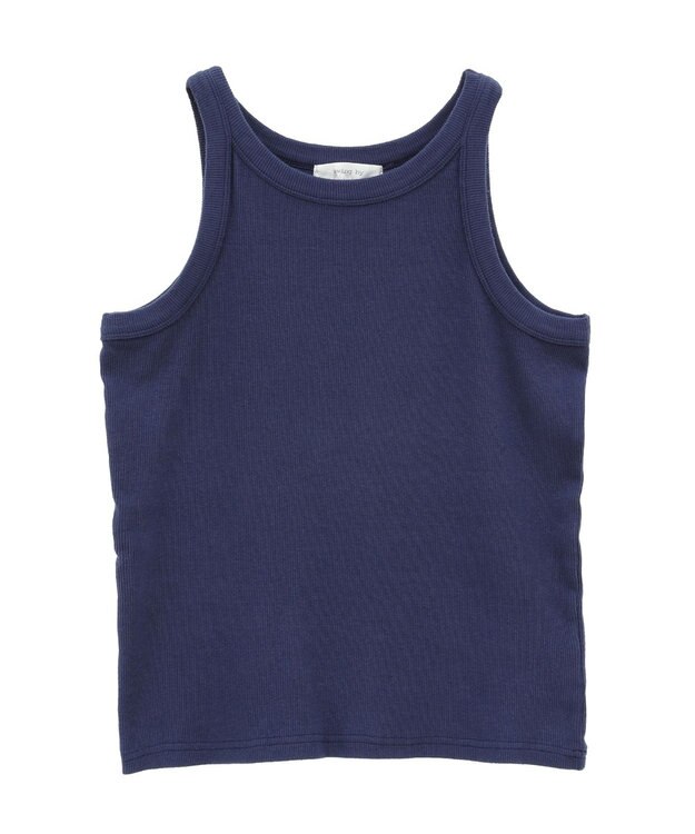 Green Parks ・swing by SET2点カーディガン&タンク Navy