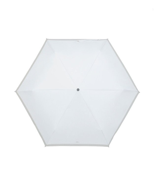 MOONBAT MIZUNO  (ミズノ) 無地 ロゴ 日傘 折りたたみ傘 自動開閉 1プッシュ パラソル 晴雨兼用 一級遮光 遮熱効果 遮光率100% UV遮蔽100% 高遮熱 グレー