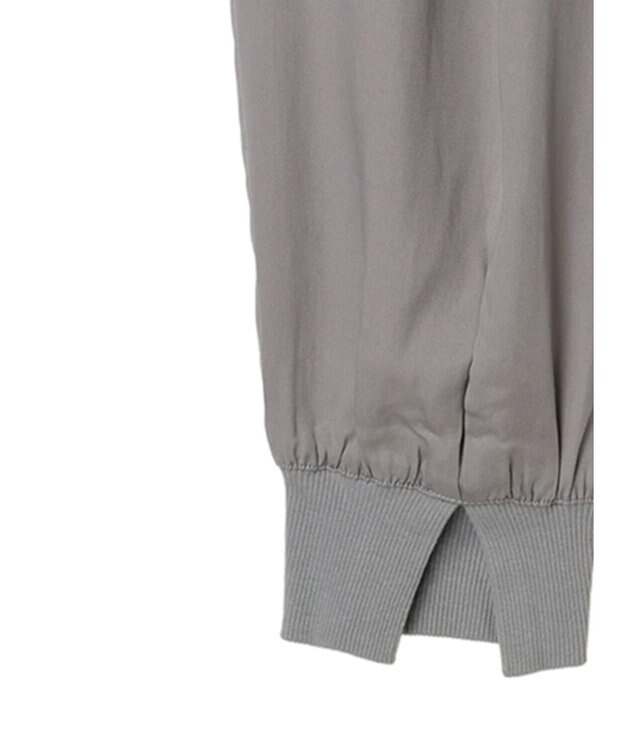 Green Parks ・ｆｕｒｒｙ　ｒａｔｅ　リブキリカエジョガーパンツ Light Gray