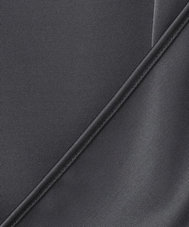 ICB L 【接触冷感・UVケア・洗える】シルケットスムースコンビ Tブラウスカットソー チャコール系