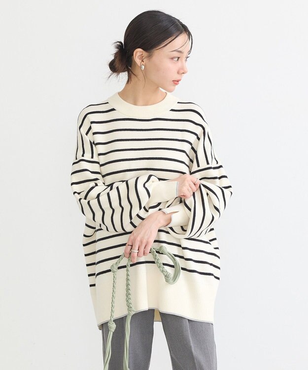 earth music&ecology やわらかタッチチュニック Border