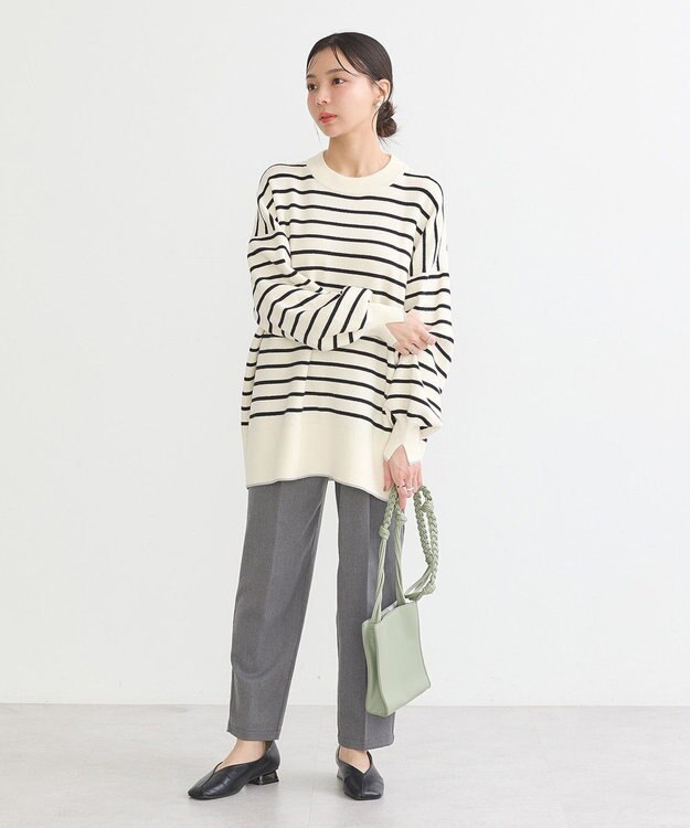 earth music&ecology やわらかタッチチュニック Border