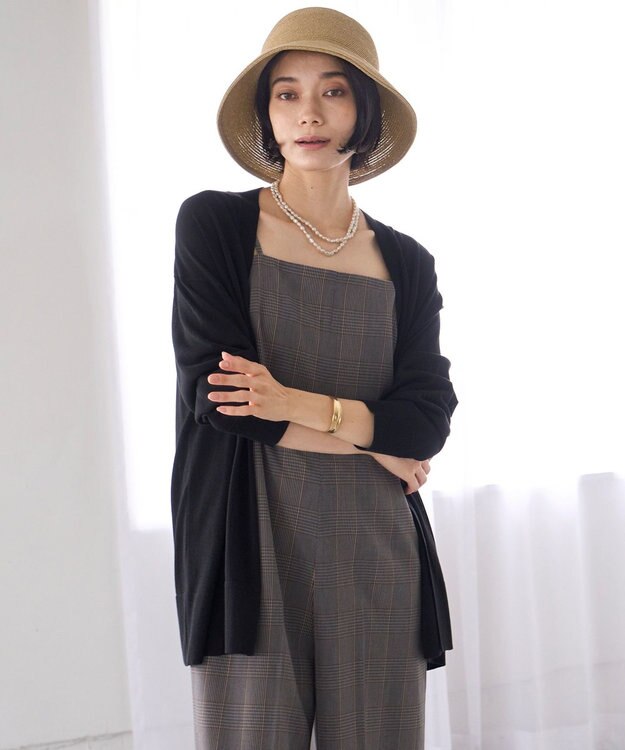 UNFILO イージーカーディガン ブラック