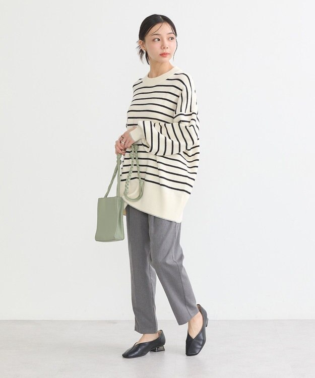 earth music&ecology やわらかタッチチュニック Border