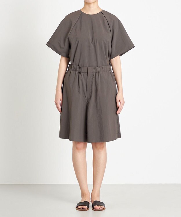 NAVE 【ReNAVE　撥水機能・UVカット・透湿・接触冷感・洗える】ナイロンタスランショートパンツ グレー系