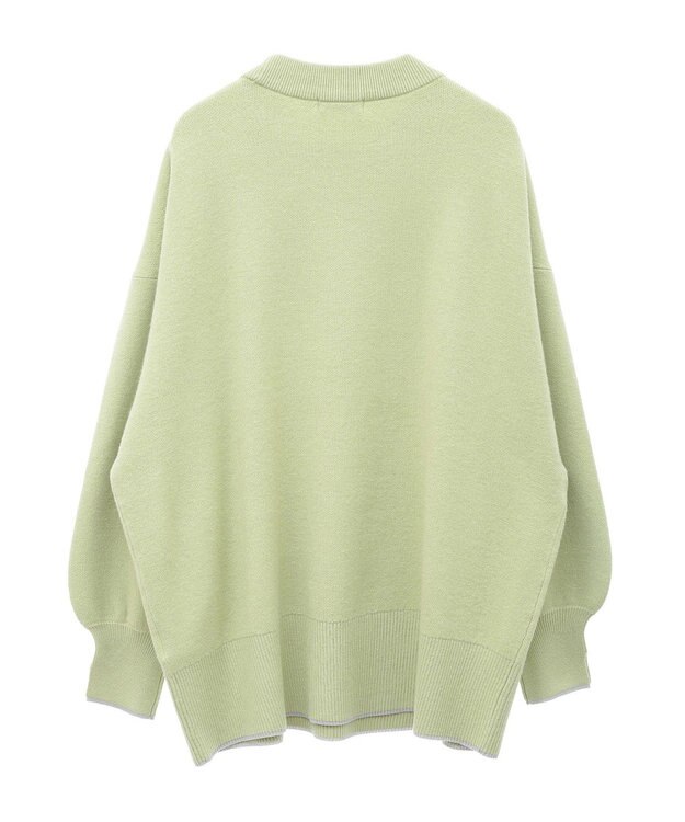 earth music&ecology やわらかタッチチュニック Lime Green