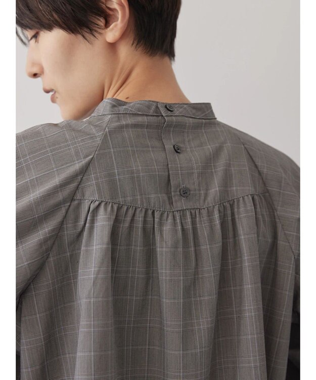 AMERICAN HOLIC ＳＥＴ　ボリュームスリーブシャツ＋ニットベスト Glen Check