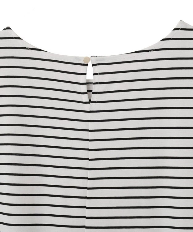 YECCA VECCA アシメペプラムカットソー Border