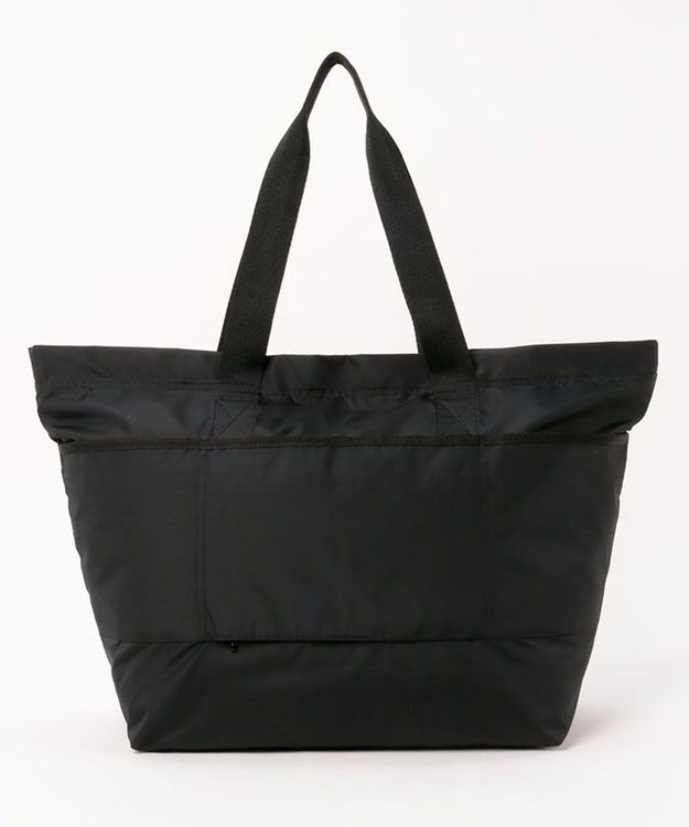 LeSportsac CARLIN ZIP TOP TOTE BAG/リサイクルドブラックJP リサイクルドブラックJP