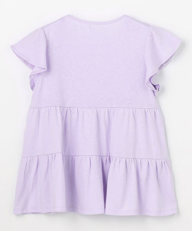 ANY KIDS 【綿100%/接触冷感】ひんやり ティアードチュニック ラベンダー