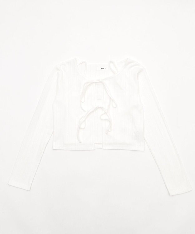 WEGO キャミセットリボンカーディガン オフホワイト
