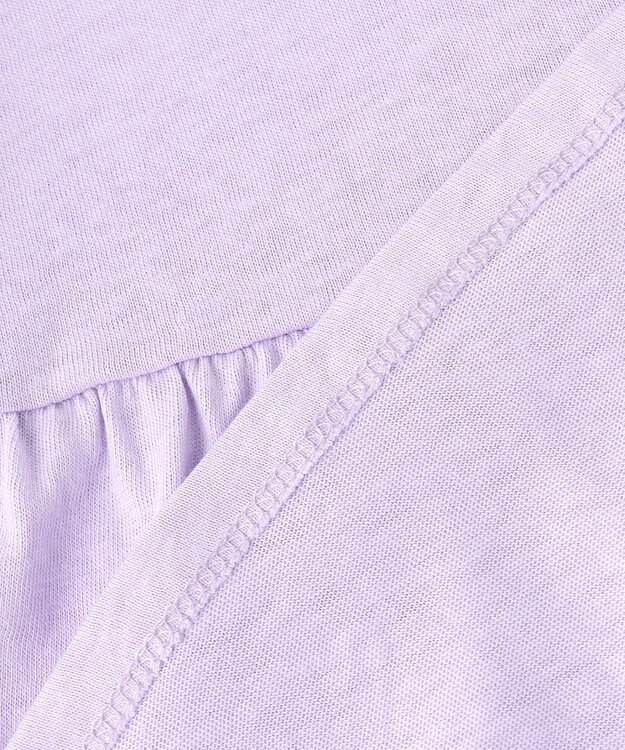 ANY KIDS 【綿100%/接触冷感】ひんやり ティアードチュニック ラベンダー