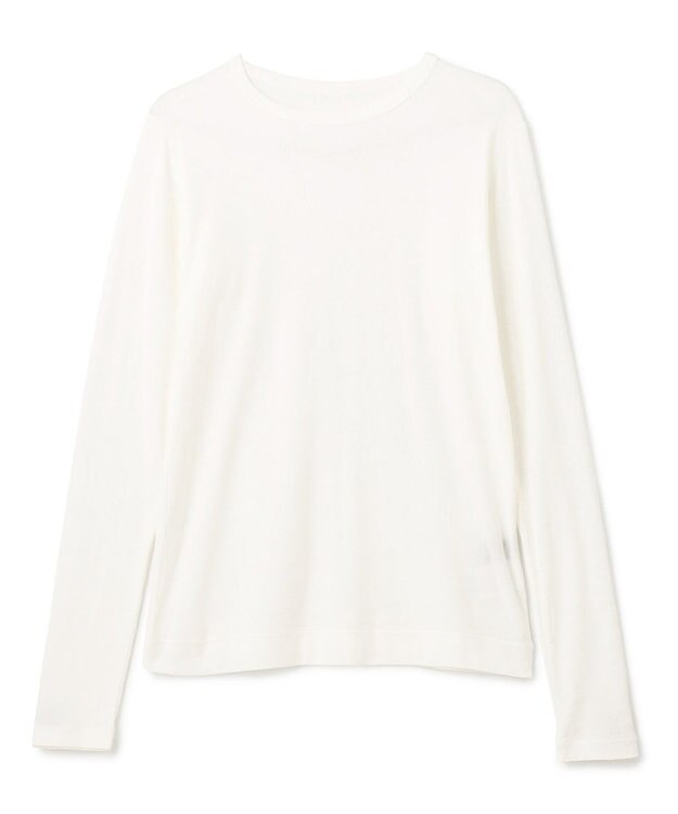 uncrave シアー クルーネック カットソー ホワイト