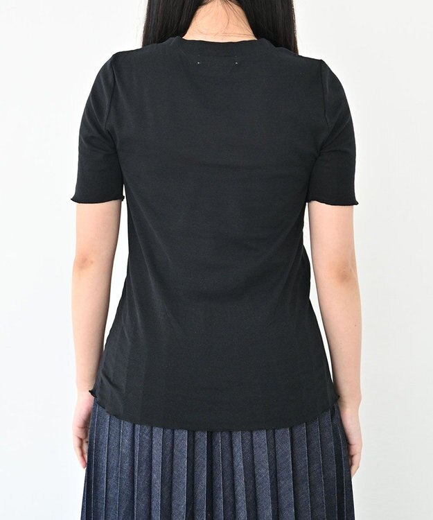 HAAG CREW NECK SHIRTS クルーネックシャツ ブラック