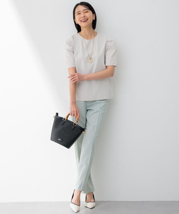 23区 【Oggi4月号掲載】ラウンドホーン ネックレス ホワイト系