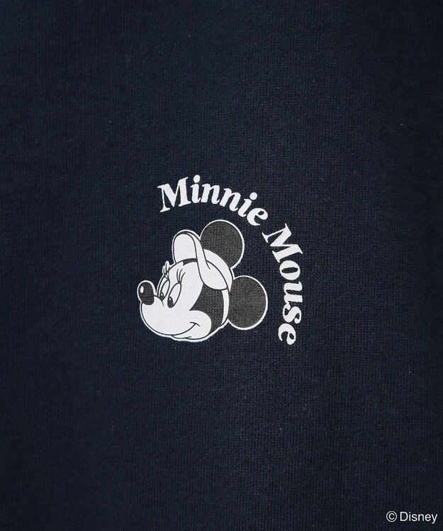 Green Parks ミッキー＆フレンズ／袖リボンショートプルオーバー Navy