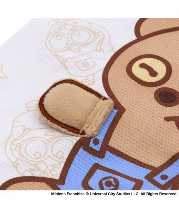 PET PARADISE ミニオン ティム 手つなぎ Ｔシャツ 接触冷感 小型犬 ホワイト×ブラウン