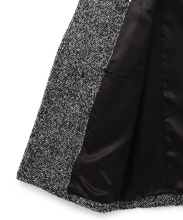 BEIGE， 【WEB限定】CALCITE / ツイードコート Mono tweed