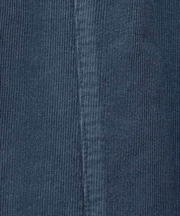 23区 S 【滝沢眞規子さん着用/洗える】コットン コーデュロイ ワイド パンツ ダルブルー系