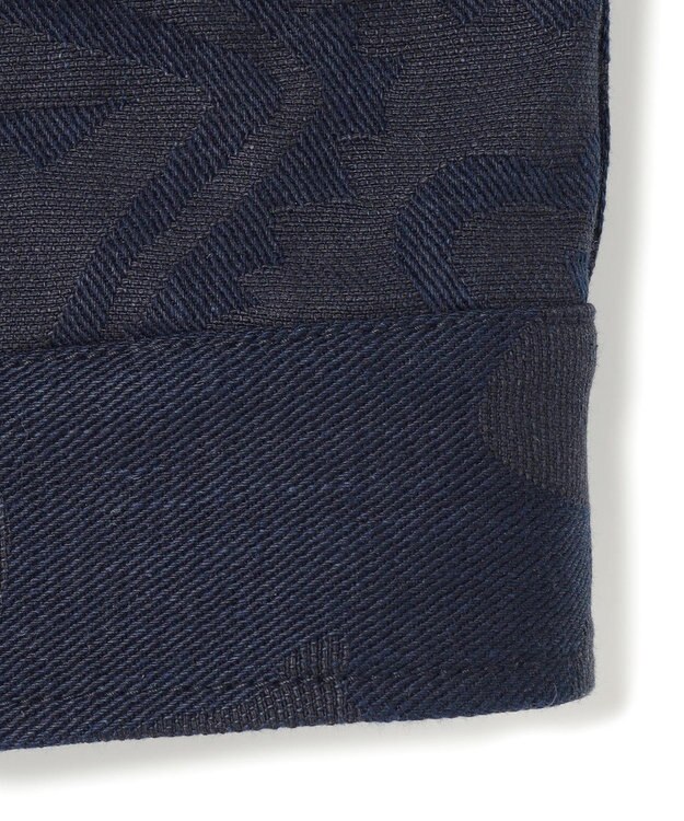 JOSEPH HOMME 【HIGH GRADE LINE】フォークアートジャガード　ジップアップブルゾン ブラック系