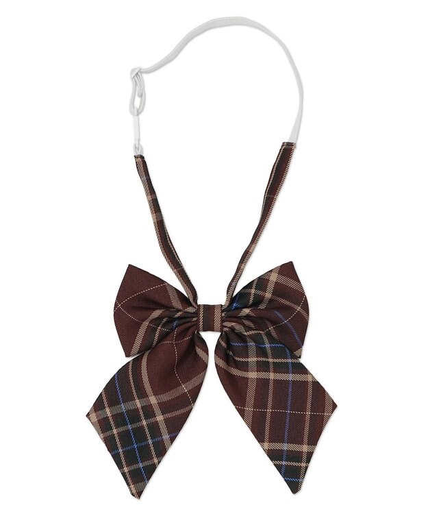WEGO 【SCHOOLITEM】チェックスクールリボン ブラウンチェック2