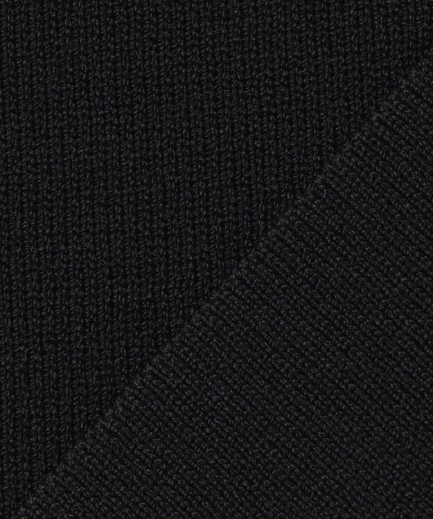 ANY SIS 【好印象企画】襟配色ニット×タックスカートセット ブラック×グレー