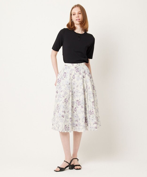 TOCCA 【大人百花掲載】【消臭・洗える！】BOTANOCAL GARDEN PARTY スカート イエロー系5