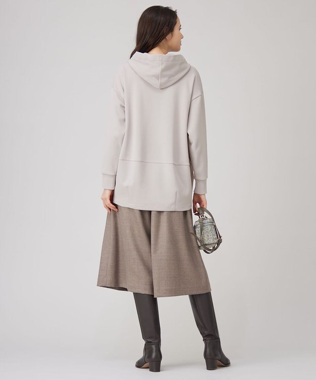 自由区 S 【洗える】コットンダンボール フーディ ベージュ