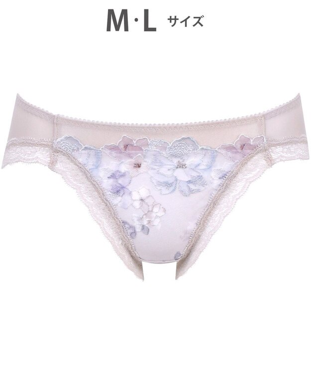 WACOAL ショーツ 【ハグするブラ】BRB488とペア はきこみ丈あさめ バックはナイロンベア天竺素材 レディース PRA188 /ワコール チャコールグレー