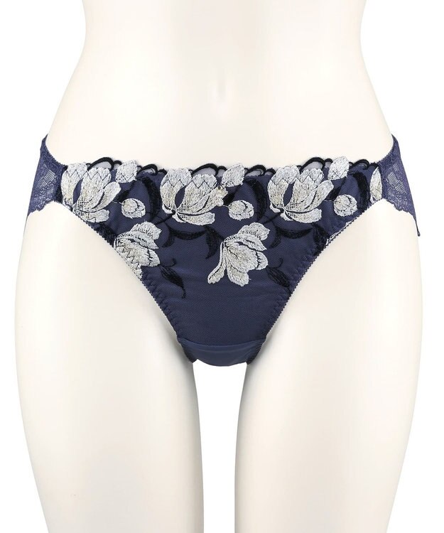 San-ai Resort（三愛水着楽園） エレガントコレクション【2407】ノーマルショーツ ネイビー