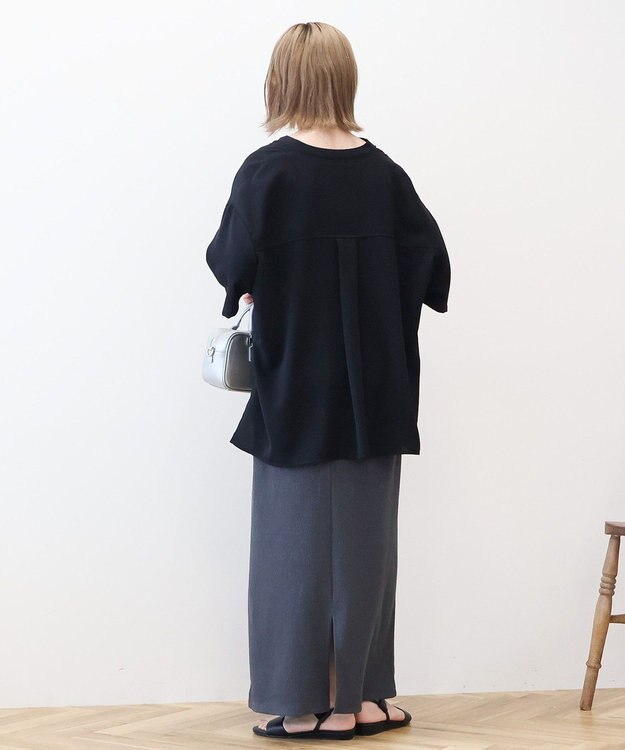 AMERICAN HOLIC 【WEB限定】ミリタリーWポケットスキッパーシャツ Black
