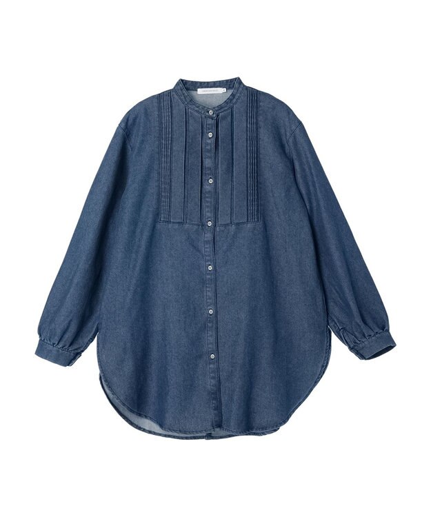 AMERICAN HOLIC デニムブザムバックボタンチュニック Indigo