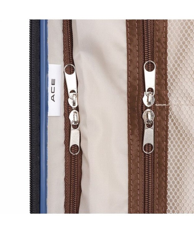 ACE BAGS & LUGGAGE スーツケース ACE ラディアル Lサイズ ダブルキャスター ファスナー TSAロック搭載 おしゃれ 出張 82Ｌ 06973 ブルー