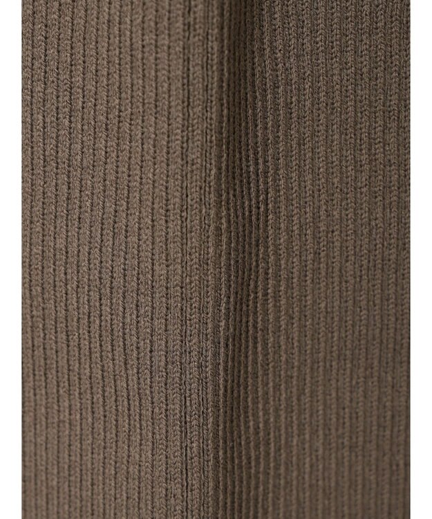 CRAFT STANDARD BOUTIQUE アンチピリングリブニットスカート Brown