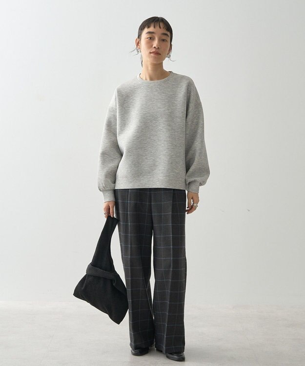 AMERICAN HOLIC ツイードワイドパンツ Check