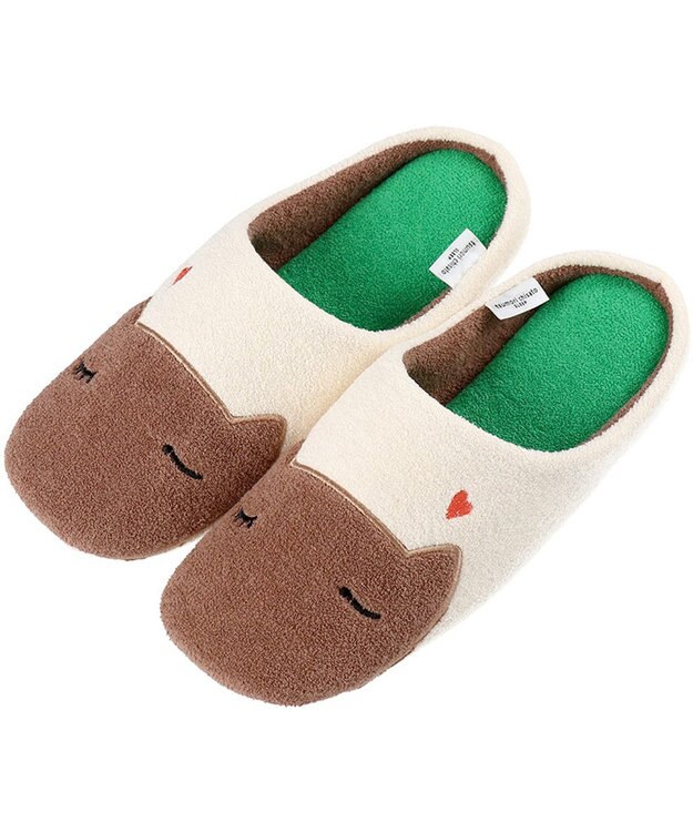 tsumori chisato SLEEP ツモリチサト スリッパ 綿100％パイル UEY515 /ワコール ベージュ
