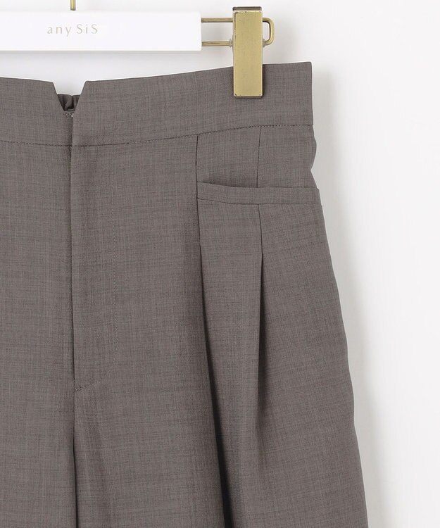 ANY SIS S 【接触冷感・速乾・UVカット・洗える】スイートクール ワイドパンツ モカ