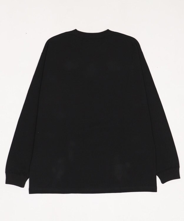 WEGO 【ユニセックス着用ITEM/MLサイズ展開】別注BENDAVISハートワンポイント刺繍T（LS） ブラック