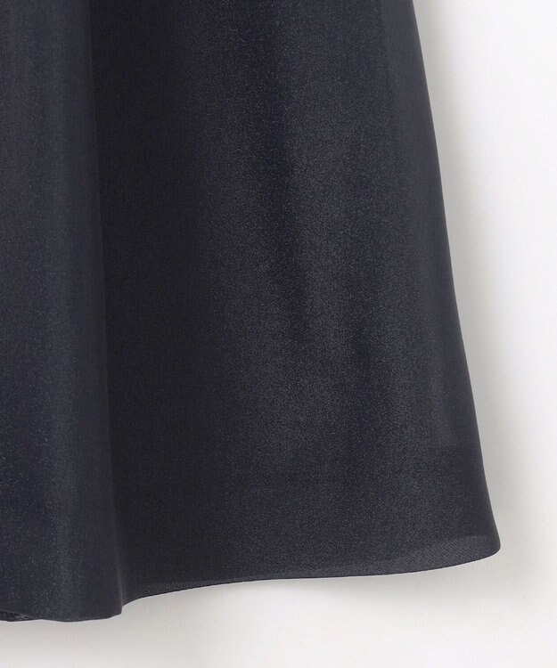 ANY SIS L 【洗える】シャイニータック スカート ネイビー