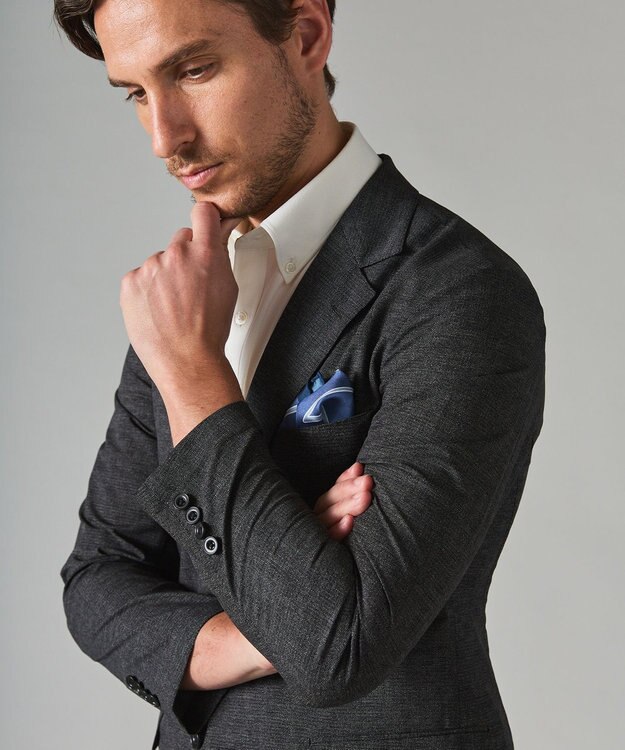 GOTAIRIKU 圧倒的清涼感・８つの機能美【接触冷感/通気性/軽量/撥水…等】クールドッツ セットアップジャケット（24年モデル） グレー系8