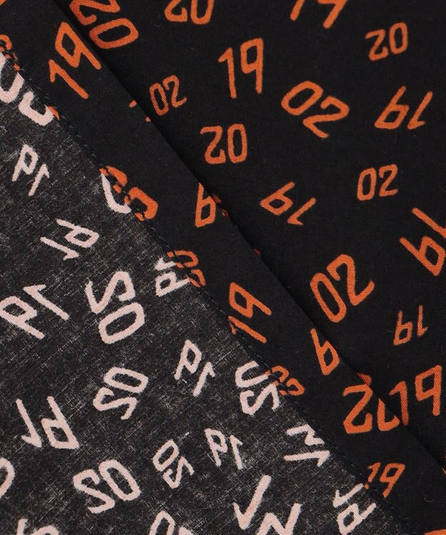 J.PRESS MEN 【J.PRESS ORIGINALS】Broad Print 1902 Open Collar Shirt ブラック系5