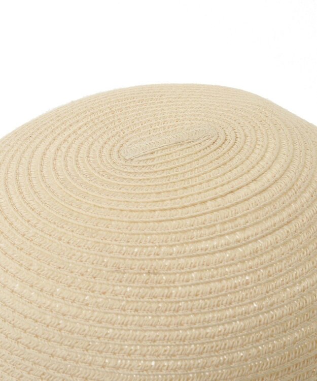 Maison de FLEUR サテンビッグリボンハット Pink Beige